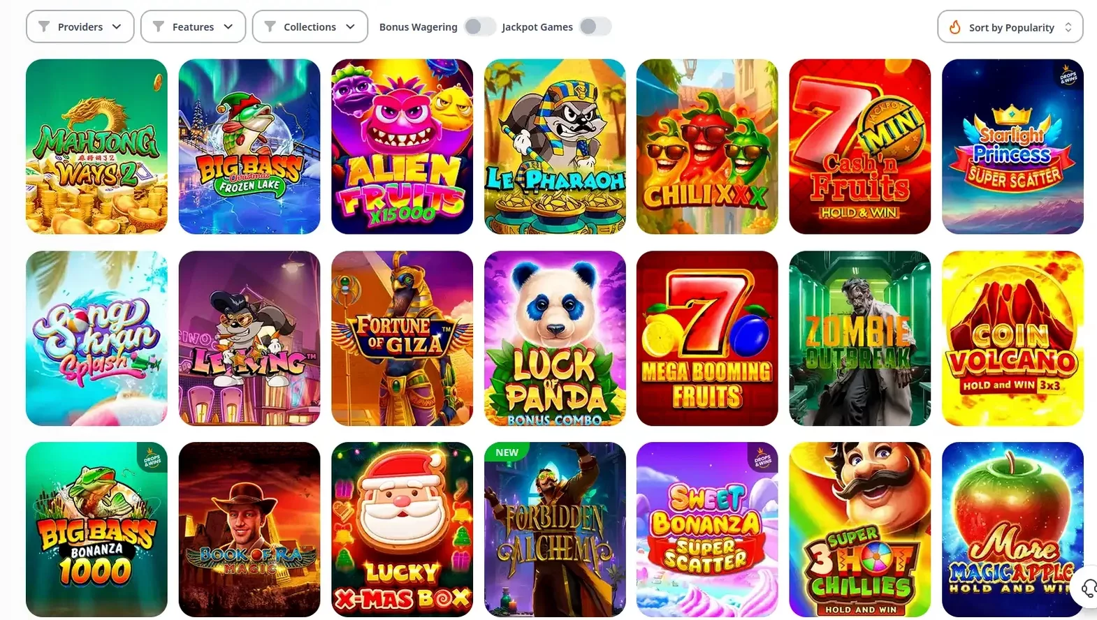 Игровой интерфейс казино Бабосс